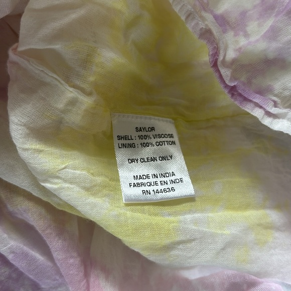 SAYLOR Tie-Dye Tasseled Romper (Size XS) Coverup beach Anthropologie - Picture 5 of 7